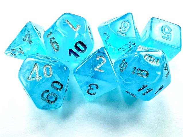 Chessex: Mini Polyhedral Dice set - Luminary