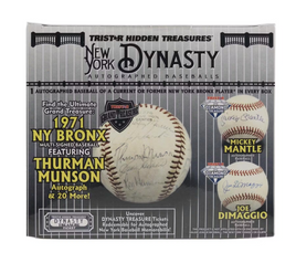 2023 TriStar Hidden Treasures NY Dynasty Autographed Baseball Hobby Box