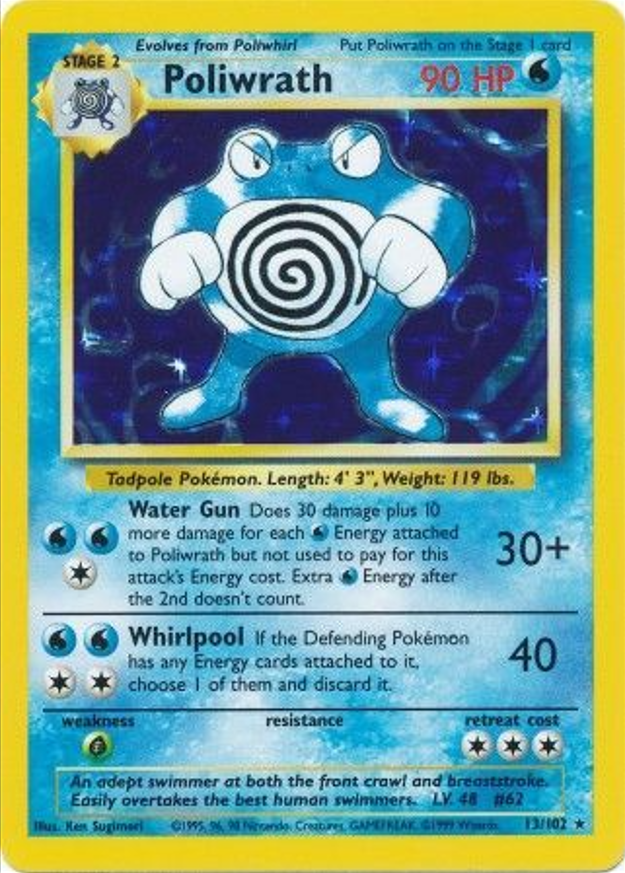 Poliwrath (13/102) [Base Set Unlimited]