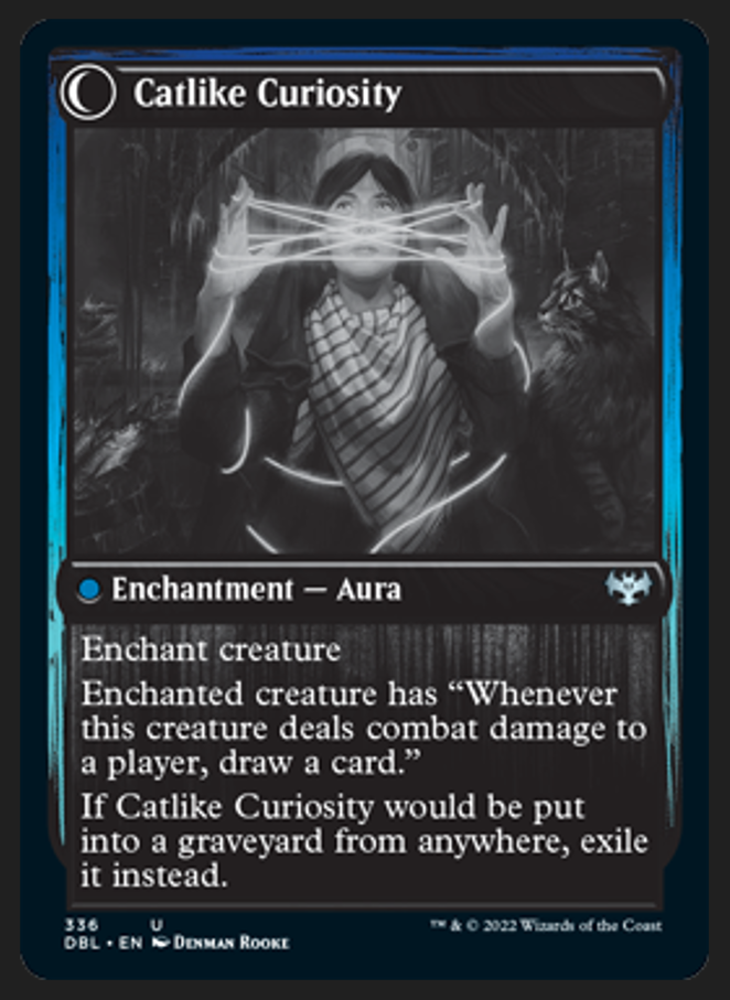 Mischievous Catgeist // Catlike Curiosity [Innistrad: Double Feature]