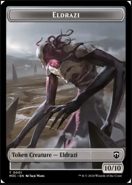 Eldrazi (Ripple Foil) // Spirit Double-Sided Token [Modern Horizons 3 Commander Tokens]
