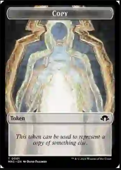 Eldrazi Angel (Ripple Foil) // Copy Double-Sided Token [Modern Horizons 3 Commander Tokens]