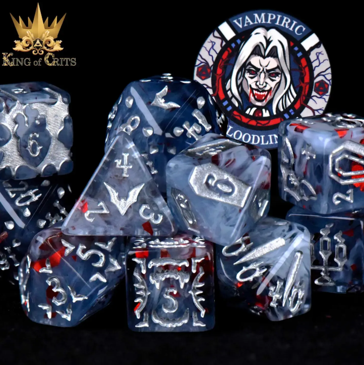 Vampiric Bloodline - 11 Dice Set
