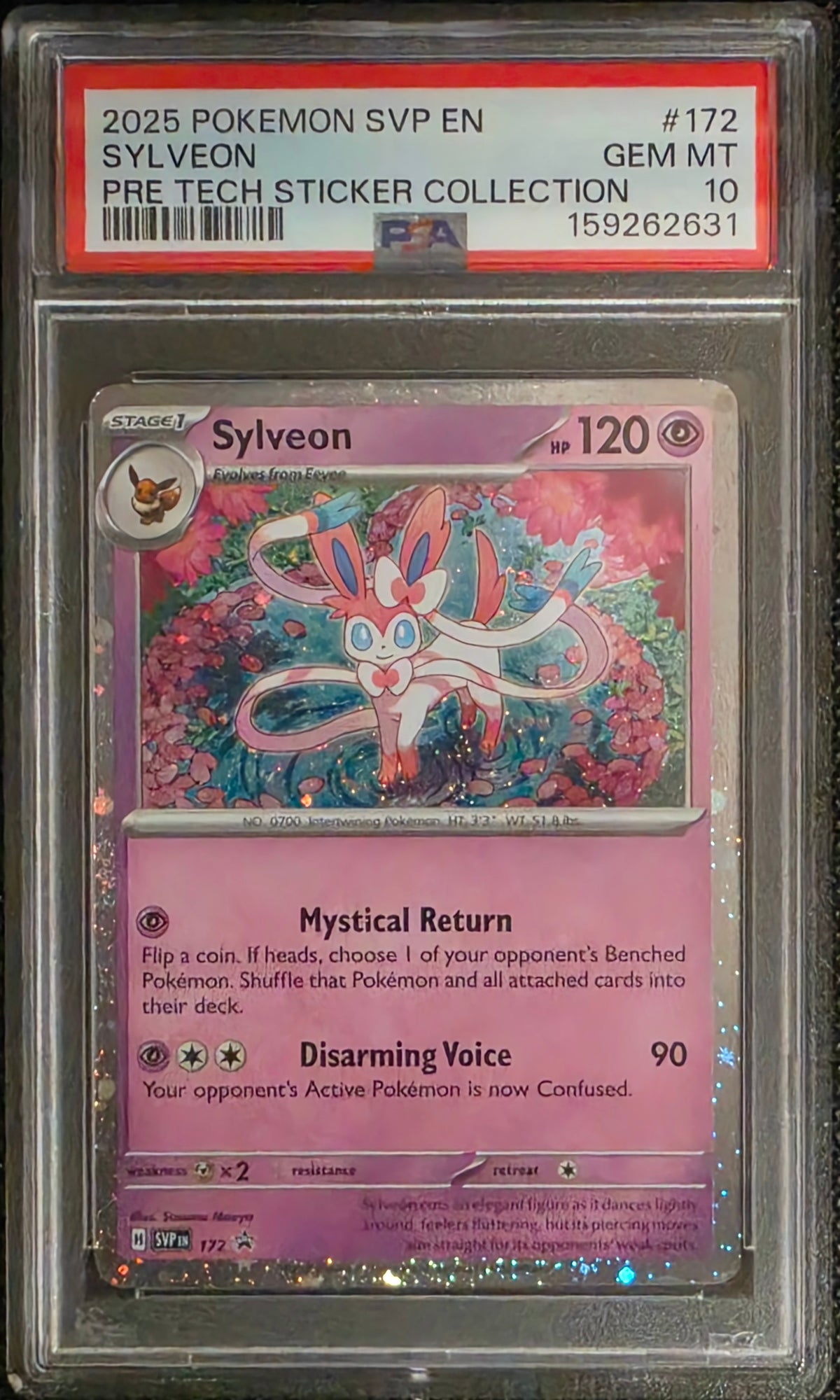 Pokemon Sylveon # 172 - S & V Promo - Graded PSA 10