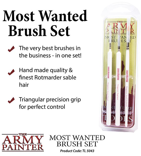 Most Wanted Brush Set - The Army Painter