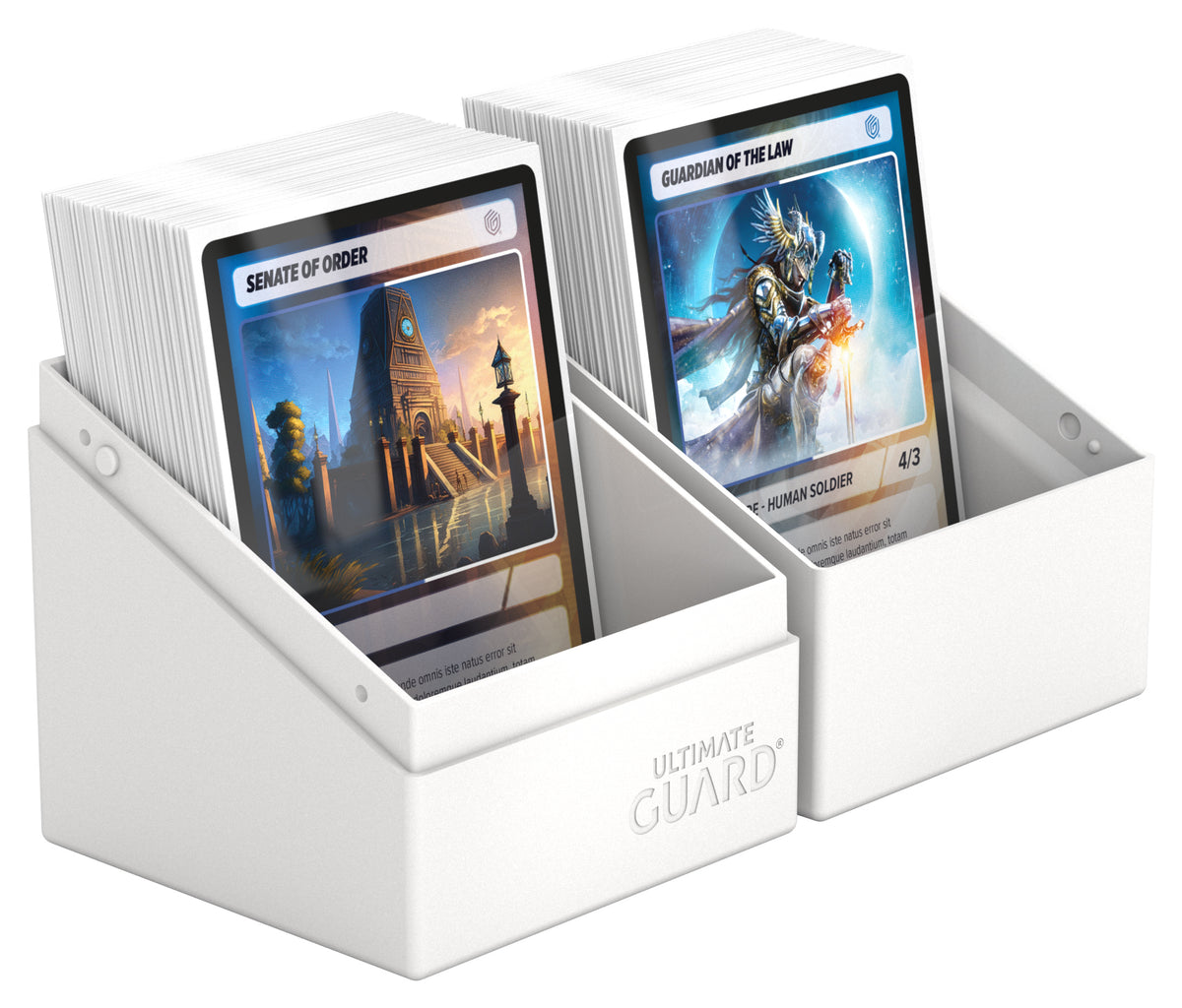 Ultimate Guard Boulder 100+ Solid Color White Deck Box
