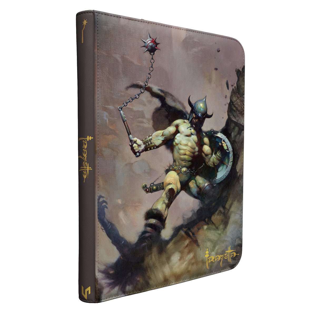 Ultra Pro Zippered PRO Binder: 9-Pocket Frank Frazetta - Warrior with Ball and Chain
