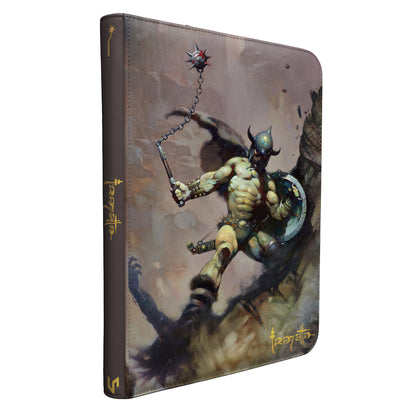 Ultra Pro Zippered PRO Binder: 9-Pocket Frank Frazetta - Warrior with Ball and Chain

