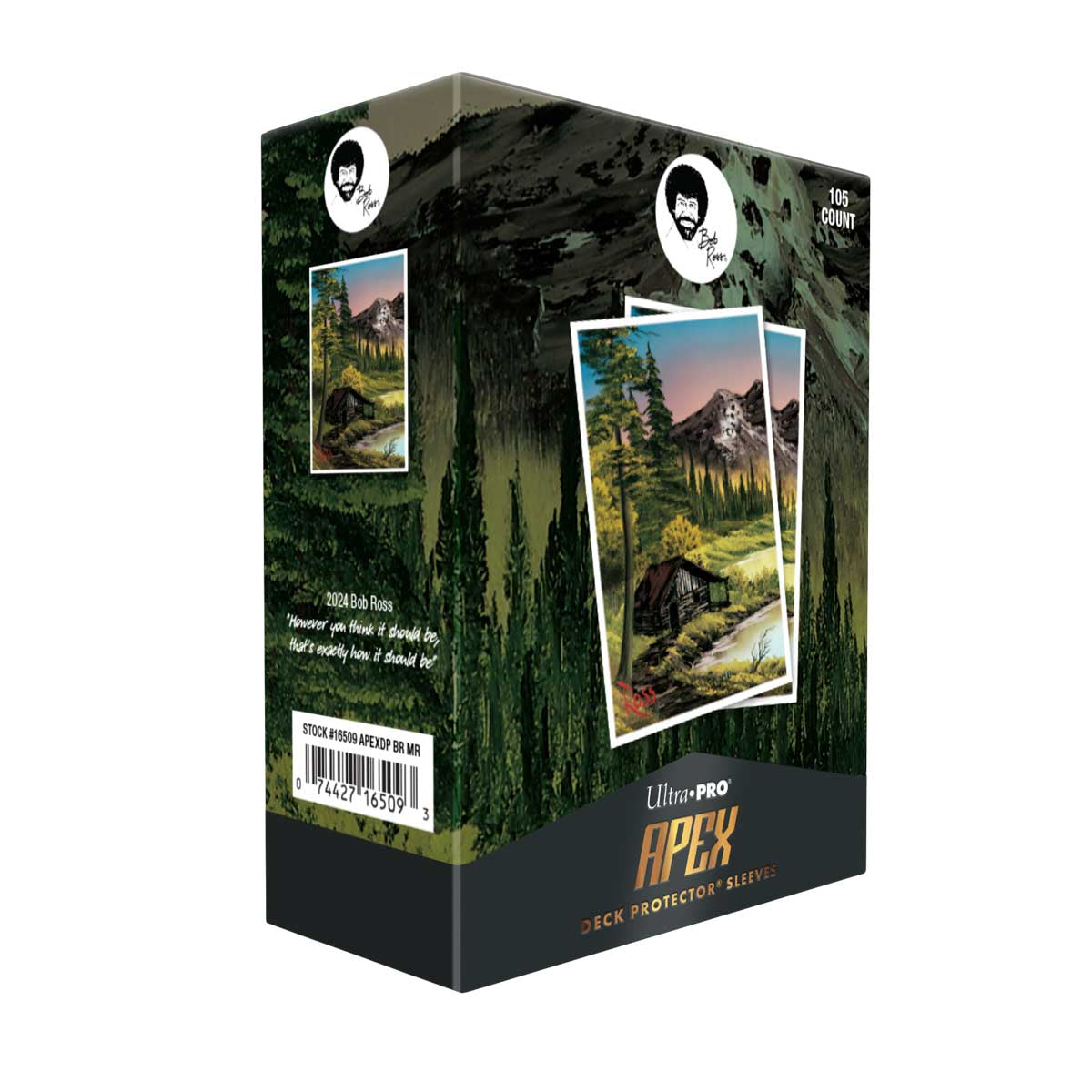 Ultra PRO: Standard 105ct Sleeves (APEX) - Bob Ross (Mountain Retreat)
