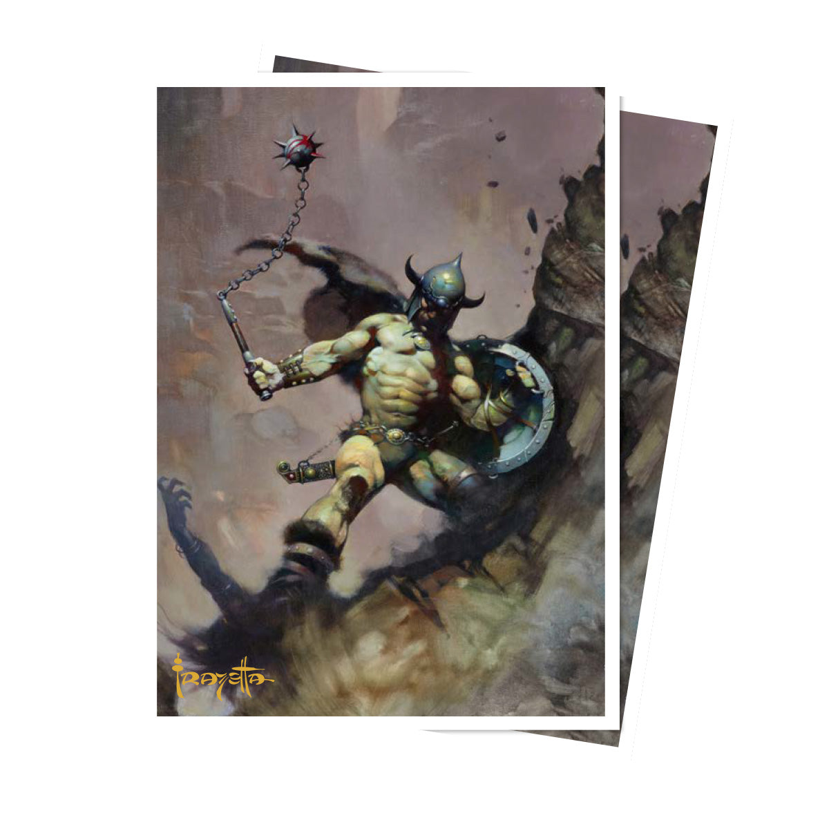 Ultra Pro Apex Sleeves: Frank Frazetta - Warrior with Ball and Chain
