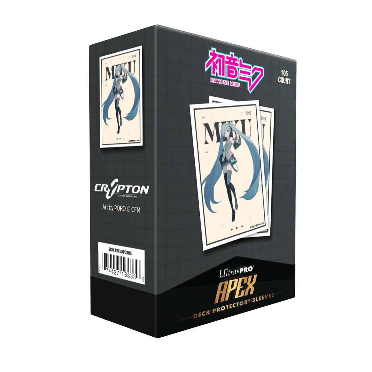 Ultra Pro Apex Sleeves Hatsune Miku Retro Soundscapes Hatsune Miku