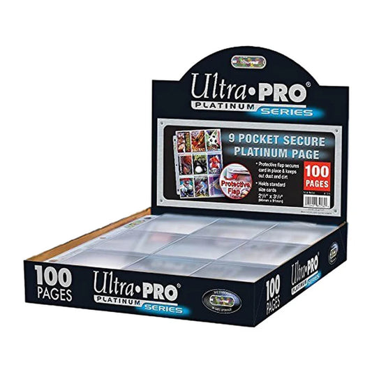 Ultra PRO: Platinum Hologram Standard 9-Pocket Pages - 3-Holes (100-Pack)
