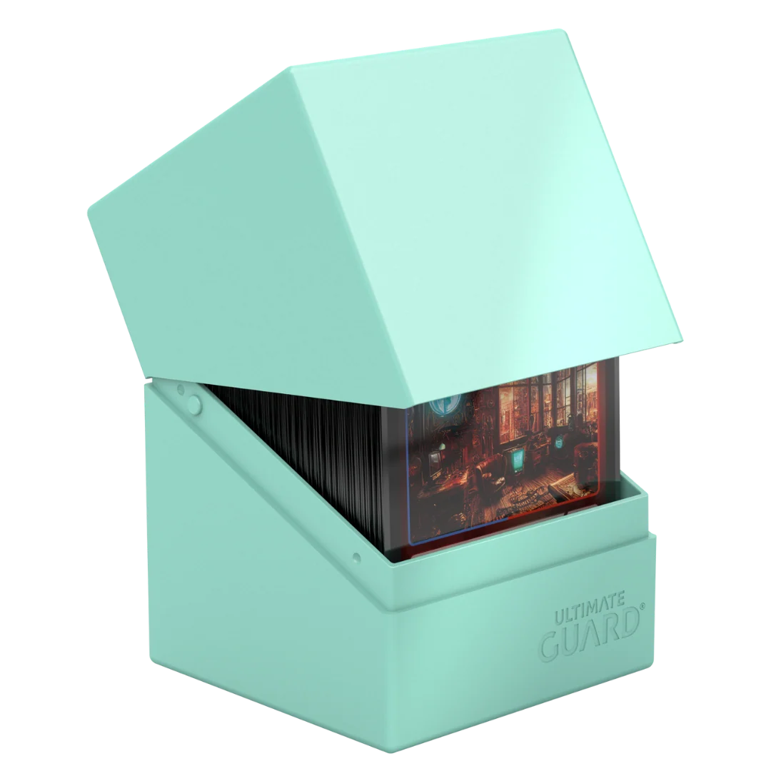 Ultimate Guard: Boulder 100+ Solid Mint Green Deck Box
