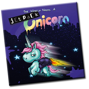 The World Needs A Jetpack Unicorn - Board Game