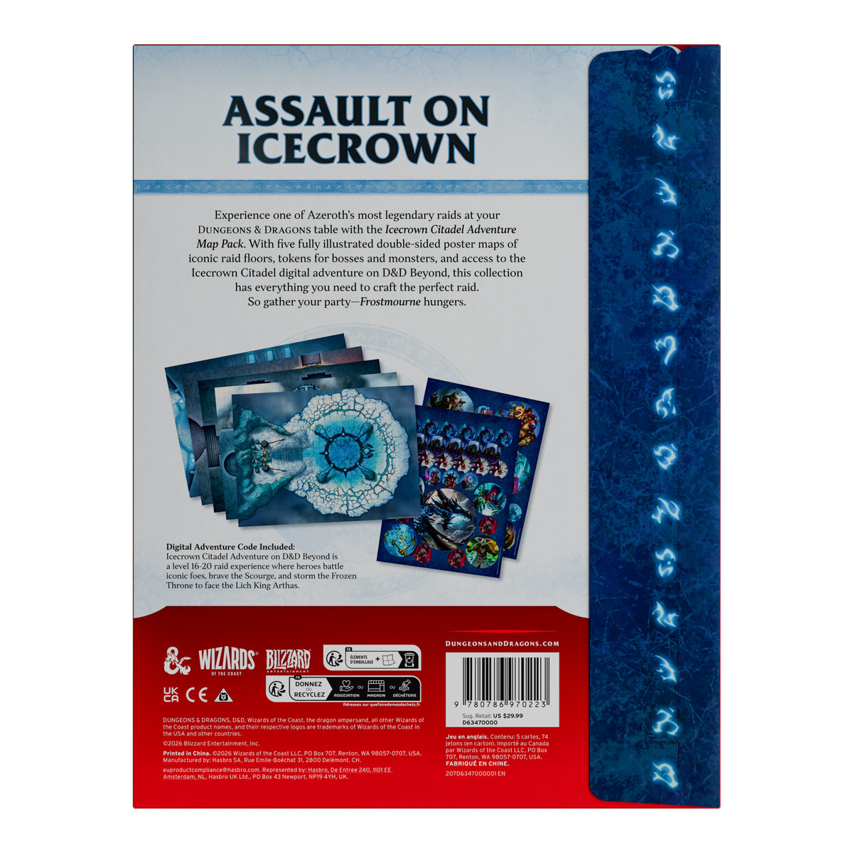 D&D: World of Warcraft Icecrown Citadel Adventure Map Pack
