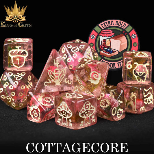 Cottage Core Dice Set