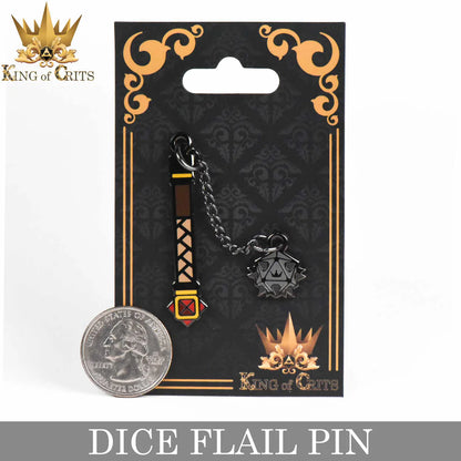 Dice Flail Pin Size