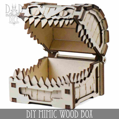 DIY Mimic Wood Box Open Mouth