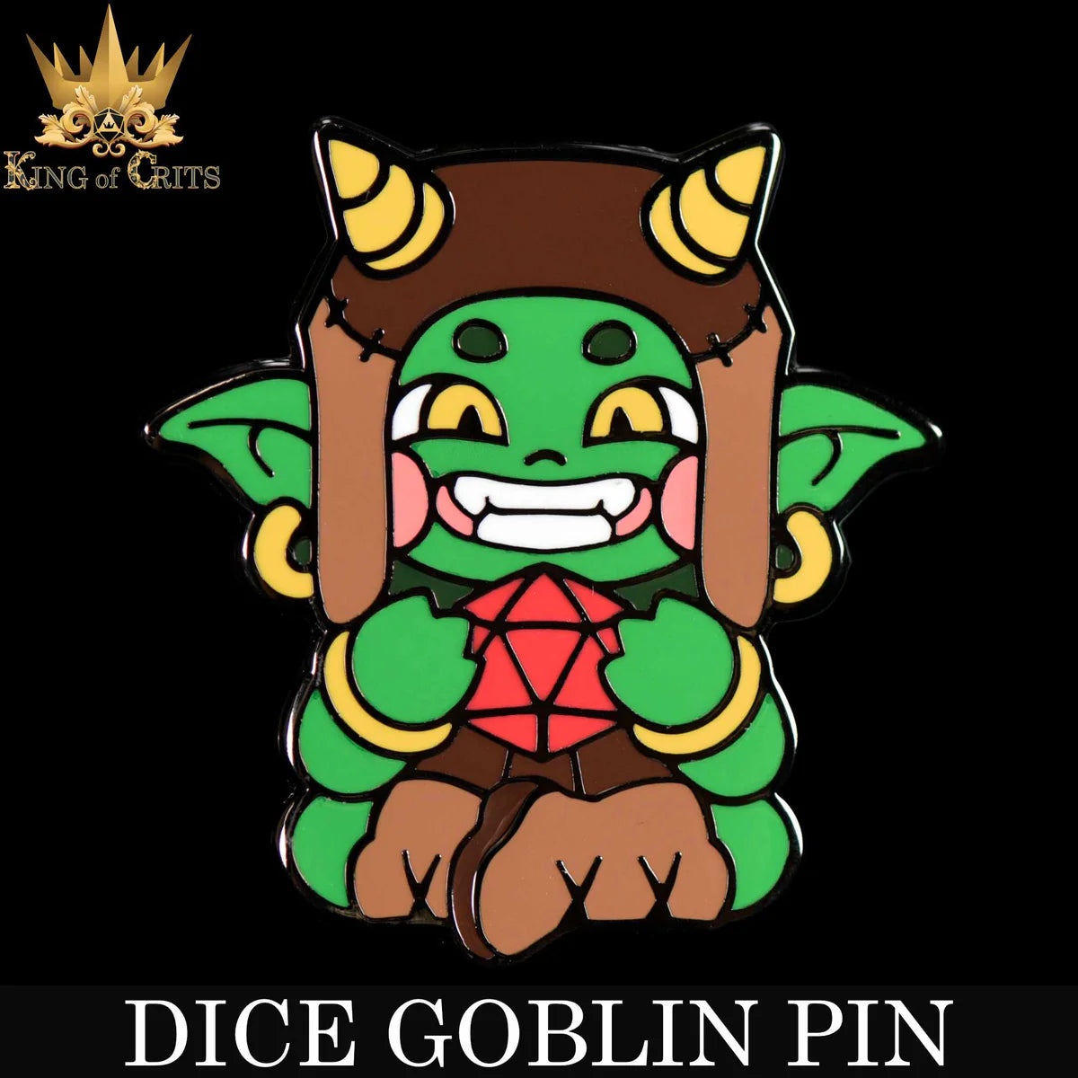 Dice Goblin Pin