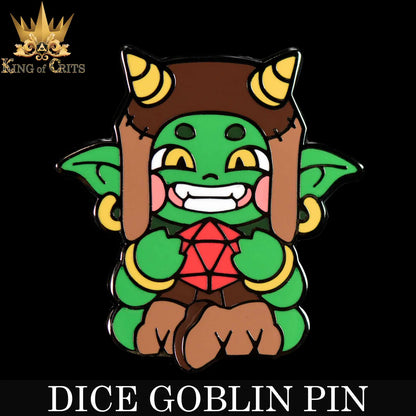 Dice Goblin Pin