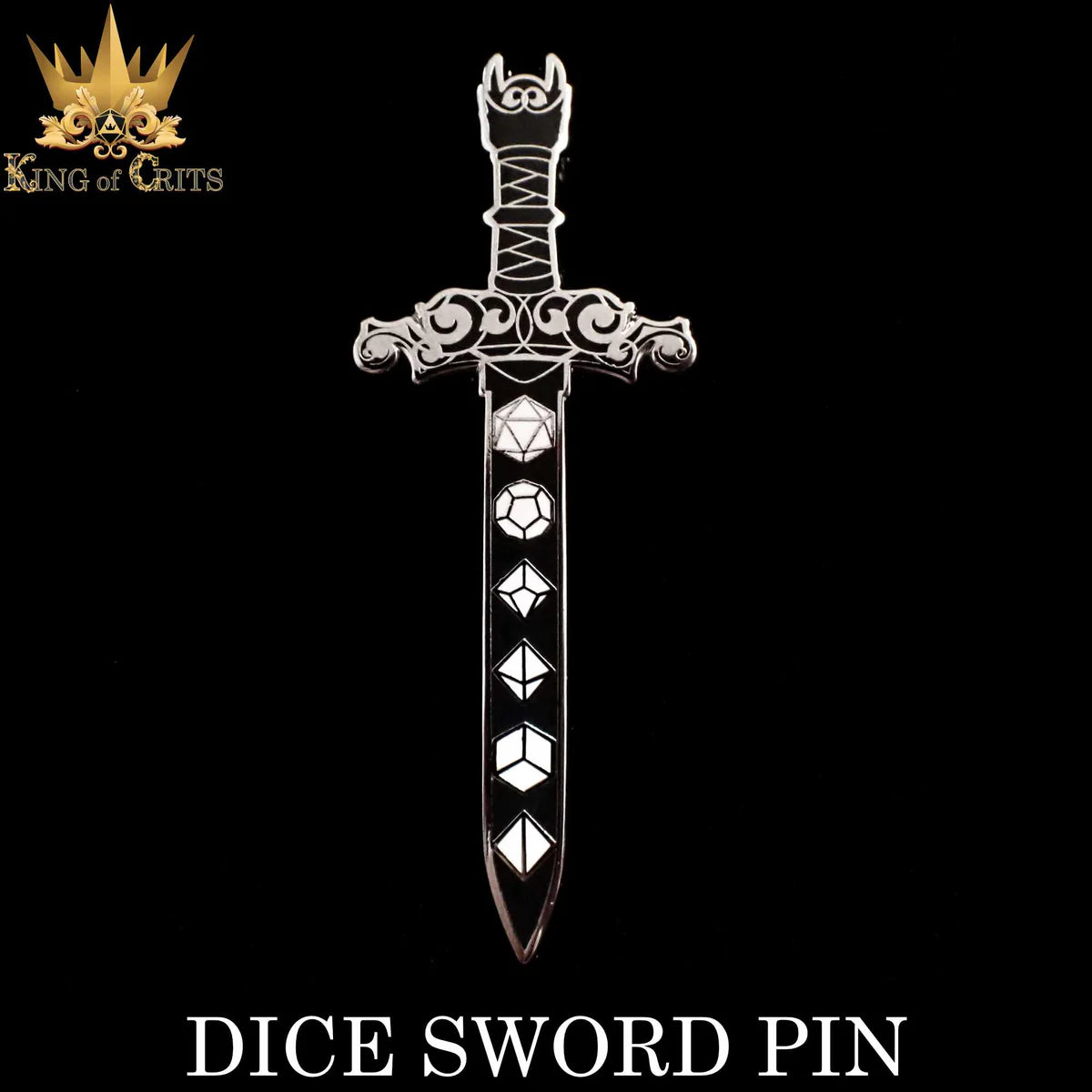Dice Sword Pin