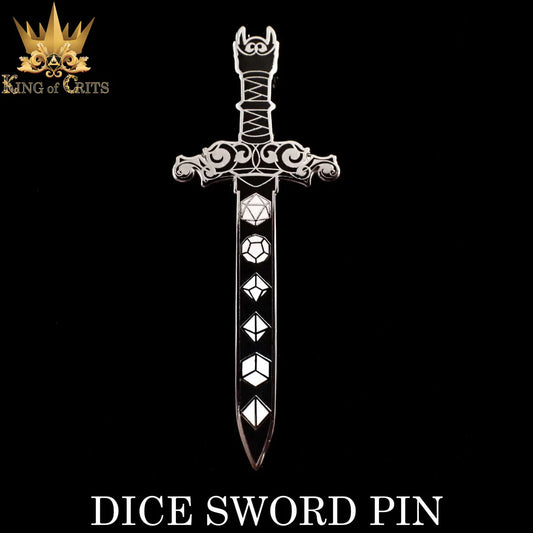 Dice Sword Pin