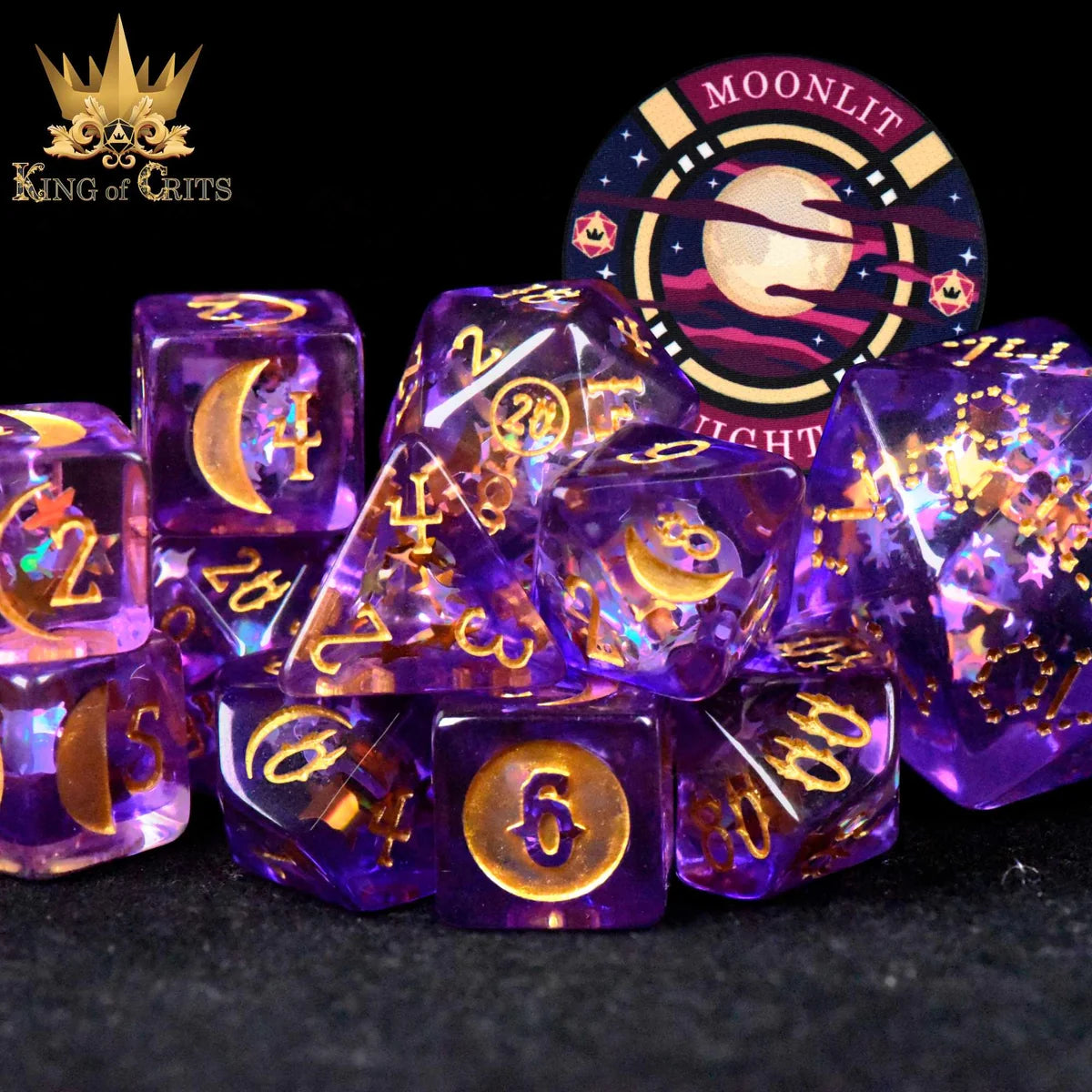 Moonlit Night Dice Set