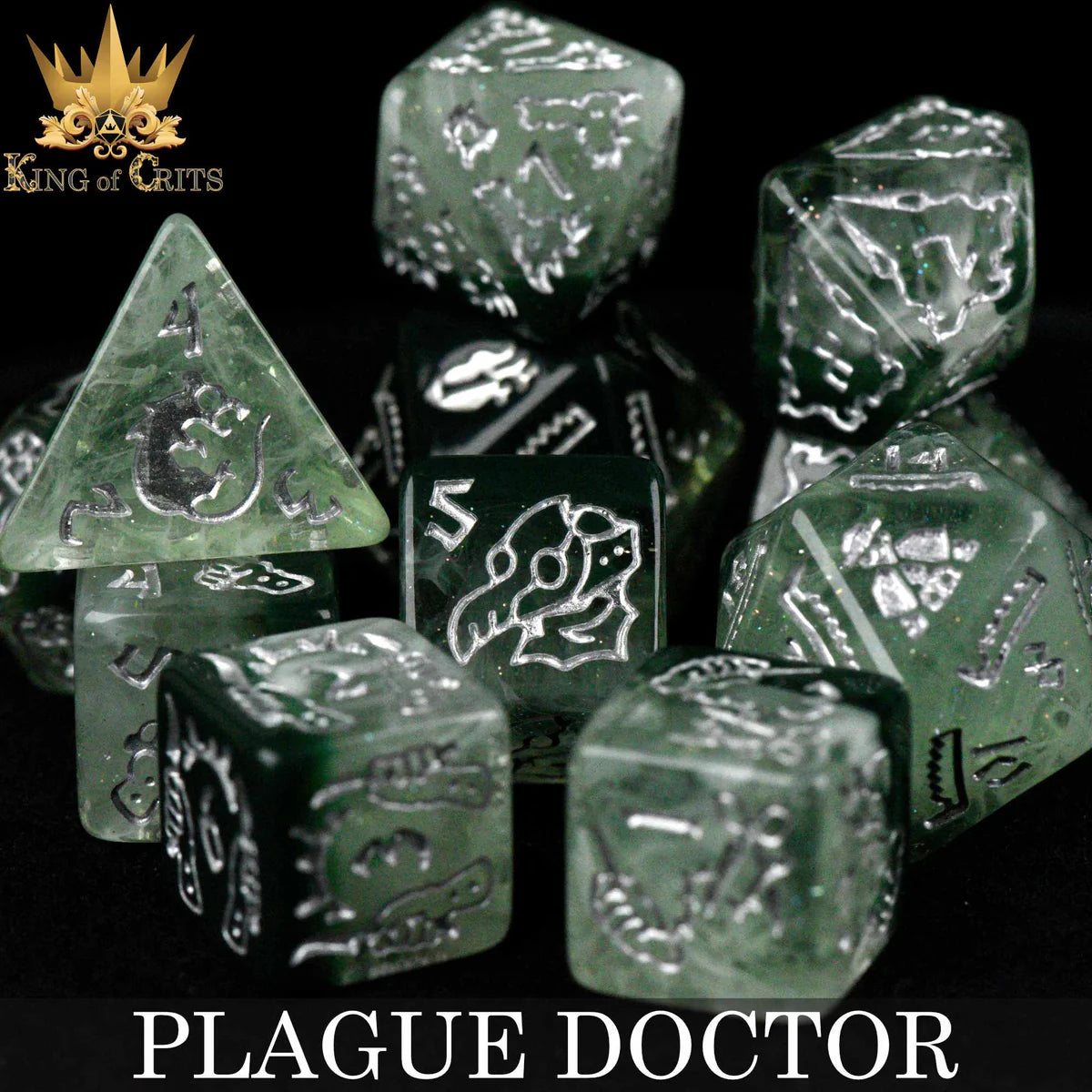 Plague Doctor Dice Set