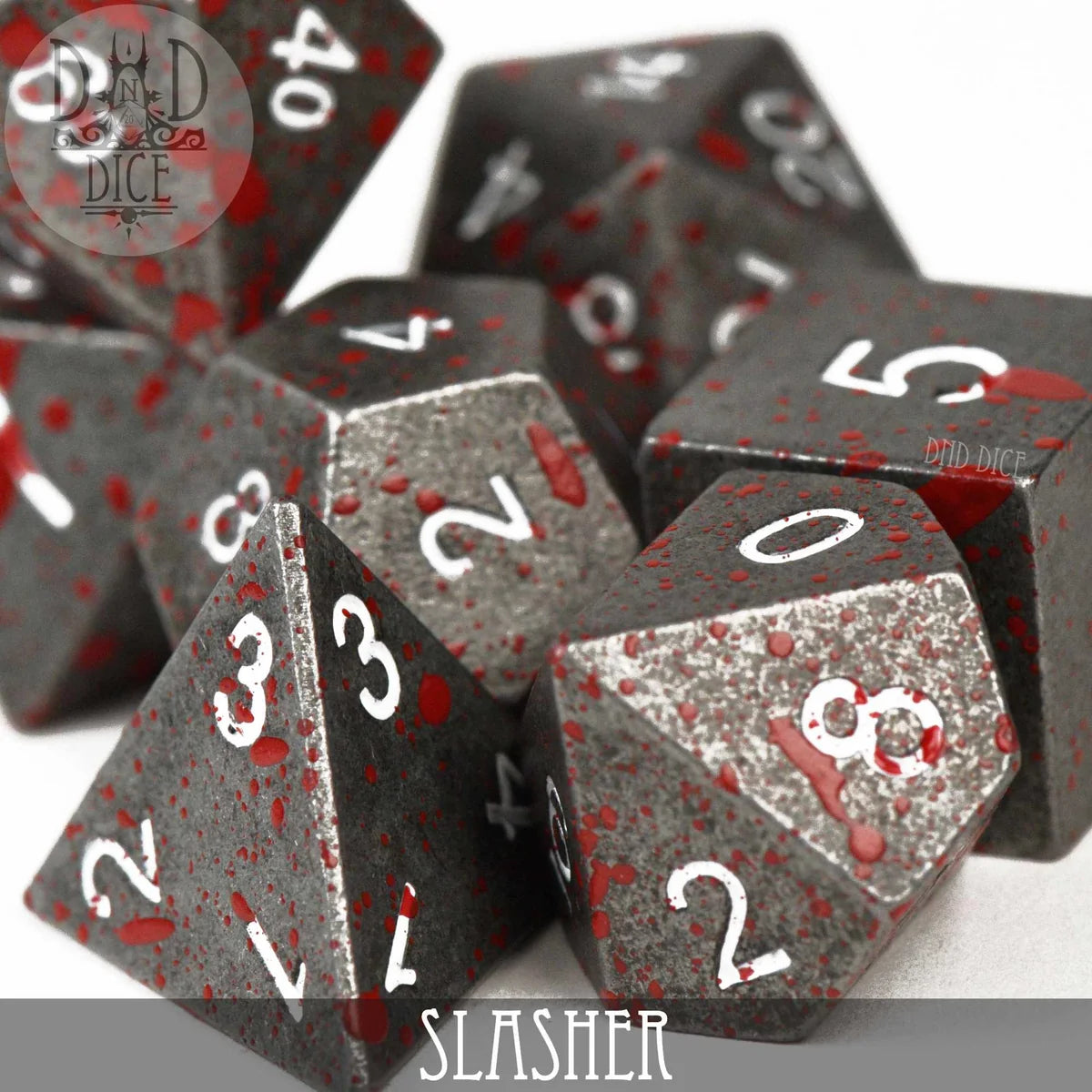 slasher dice set close up
