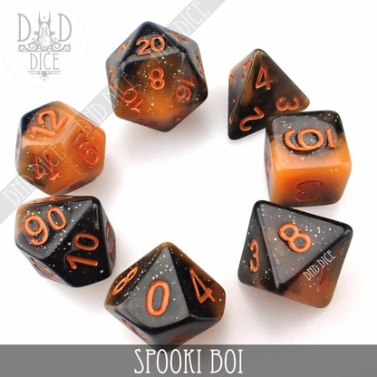 spooki boi dice set