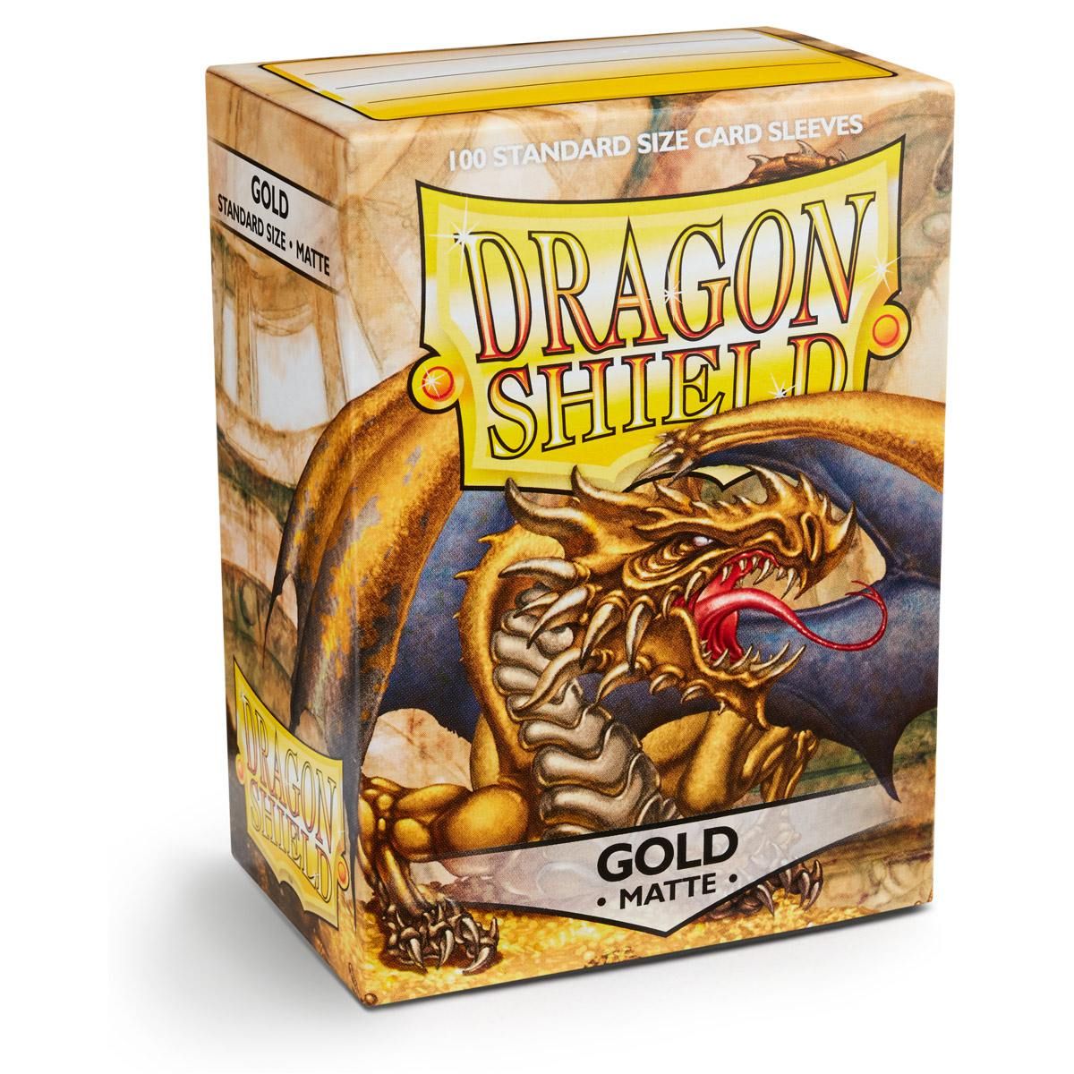 Dragon Shield: Bustine Standard 100pz - Oro (Opaco)