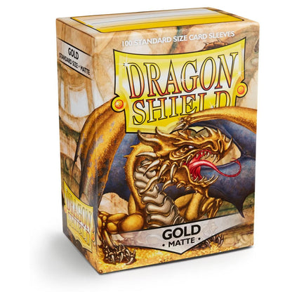 Dragon Shield: Bustine Standard 100pz - Oro (Opaco)