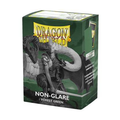 Dragon Shield Non-Glare Matte Forest Green Sleeves (100-Pack)