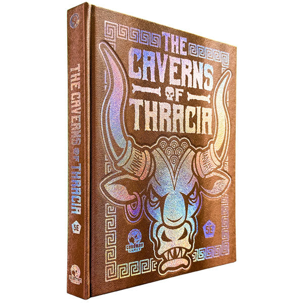Dungeon Crawl Classics: The Caverns of Thracia, Minotaur Hide Cover
