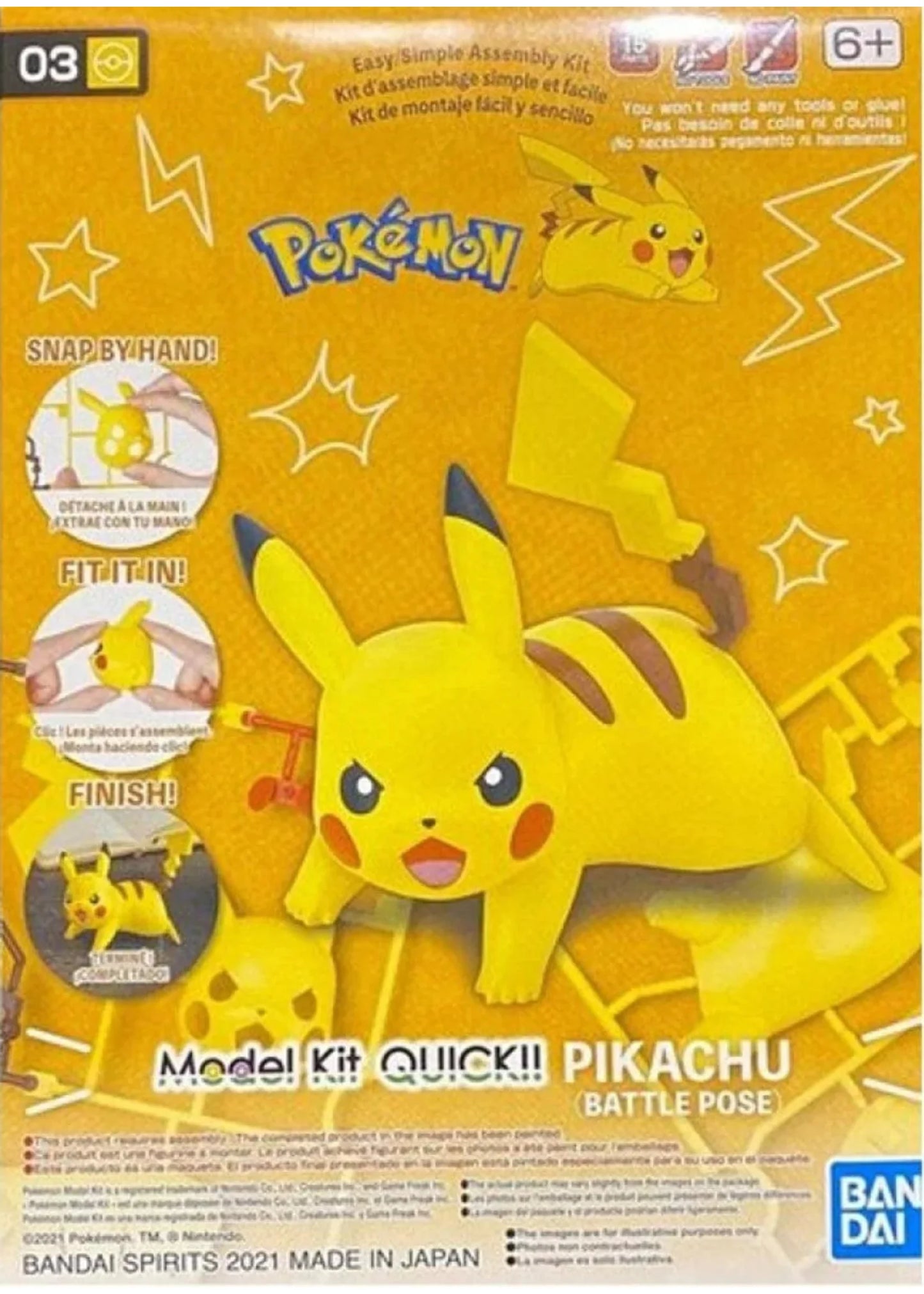 Pokemon - Pikachu: Fighting Pose - Model Kit