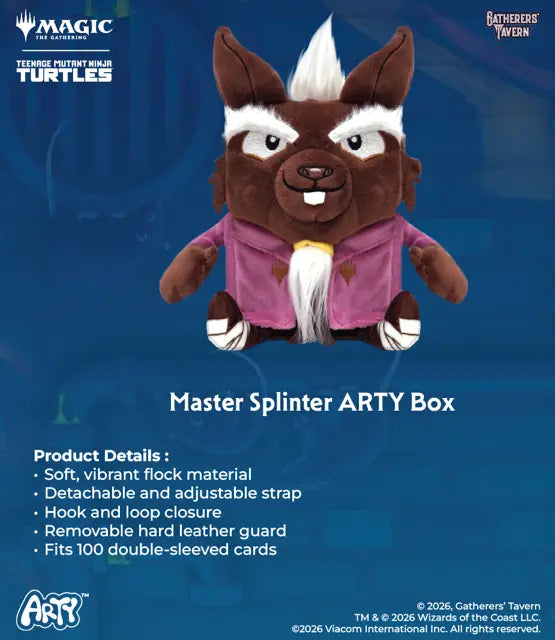 ARTY Deck Box - Master Splinter - Teenage Mutant Ninja Turtles TMNT
