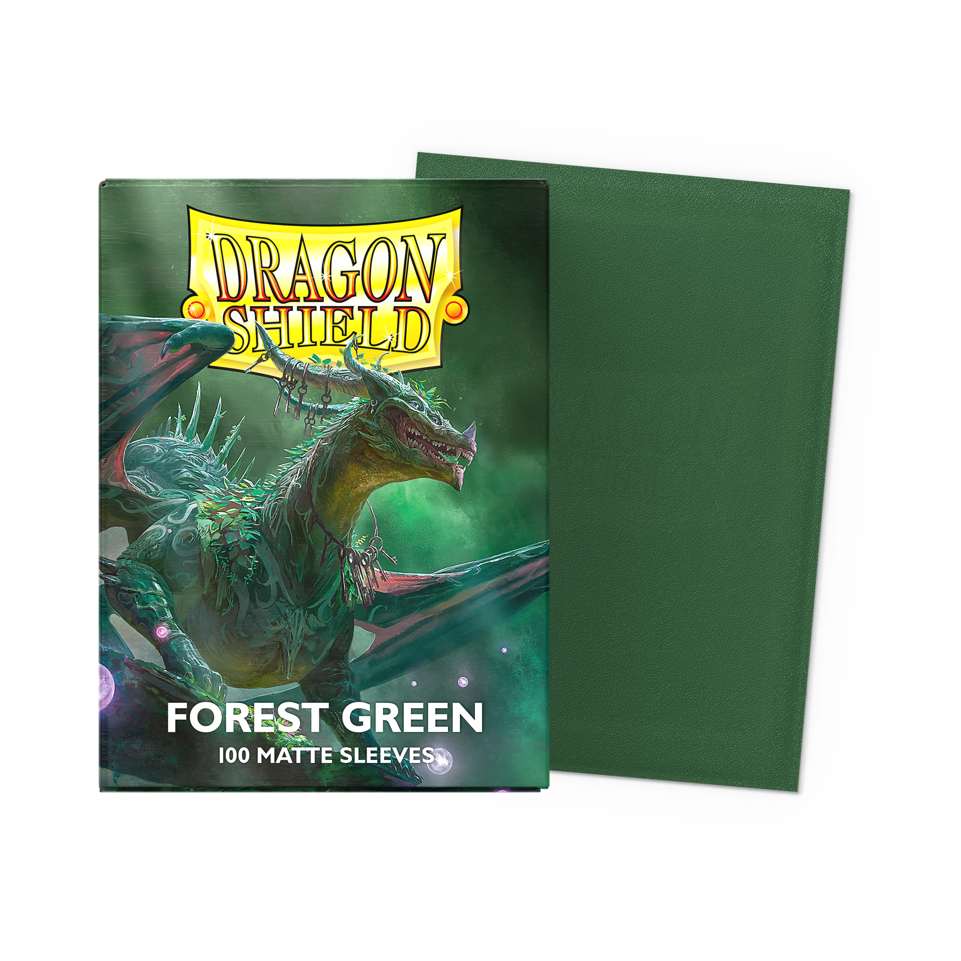 Dragon Shield: Standard 100ct Sleeves - Forest Green (Matte)
