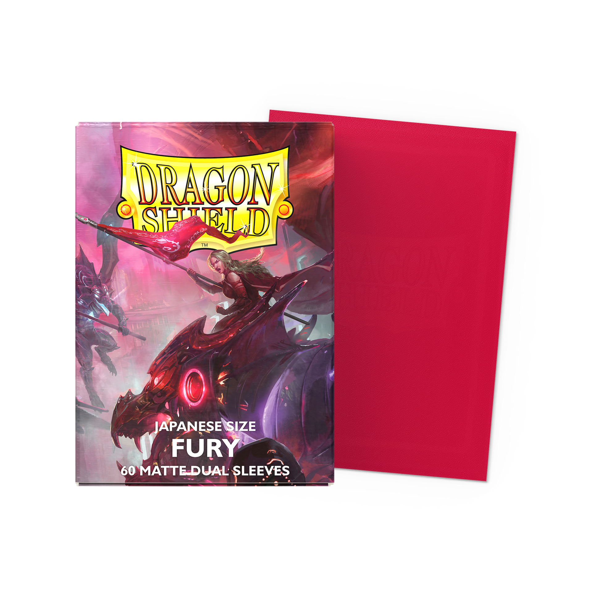 Dragon Shield: Standard 100ct Sleeves - Fury (Dual Matte)
