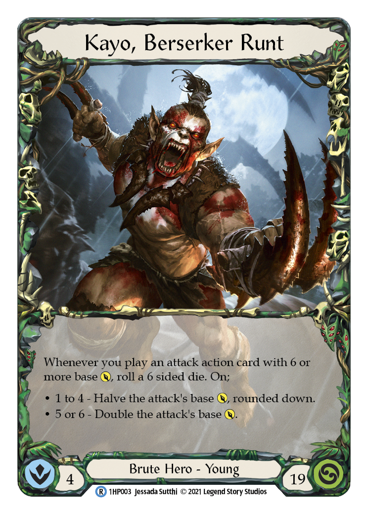 Kayo, Berserker Runt [1HP003] (History Pack 1)