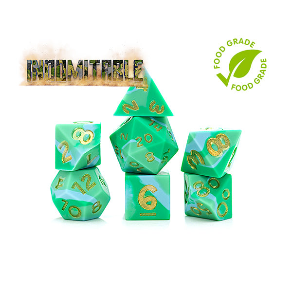 7 - Die Set Anti-Stress Silicone Dice - Indominable
