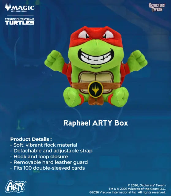 ARTY Deck Box - Raphael - Teenage Mutant Ninja Turtles TMNT
