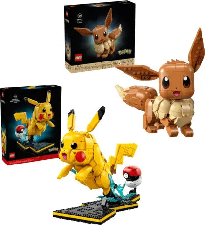 Lego Pokemon Eevee & Pikachu and Poké Ball Bundle
