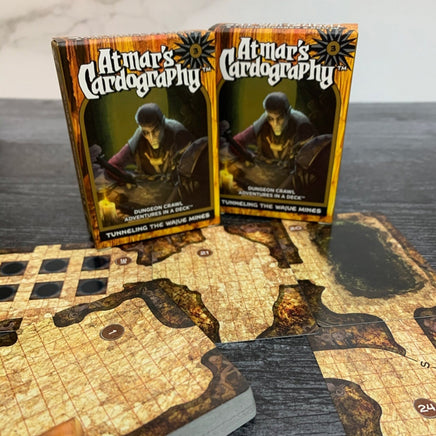 Tunneling the Wajue Mines Cardography Deck - Roleplaying Game Accessory