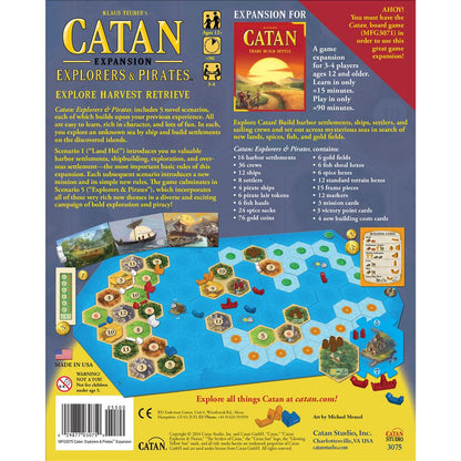 Catan - Explorers & Pirates Exapnsion - Board Game
