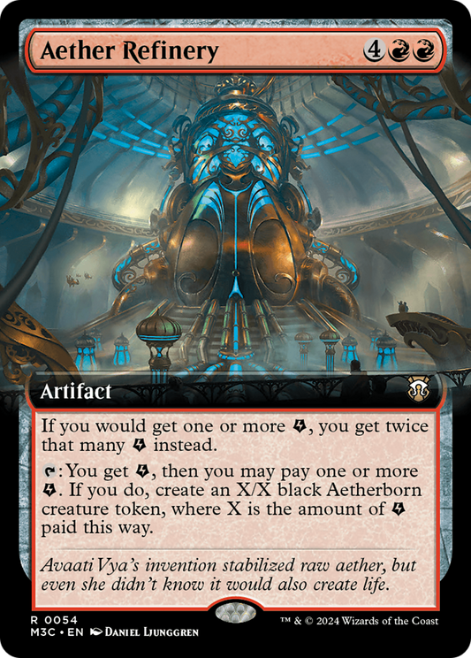 Aether Refinery (Extended Art) [Modern Horizons 3 Commander]