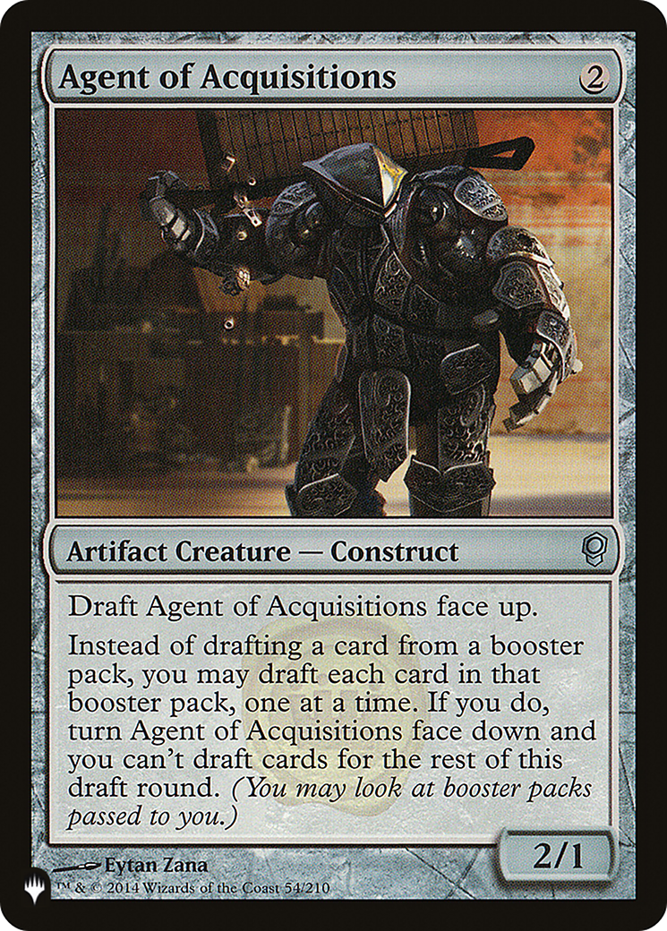 Agent of Acquisitions [The List]