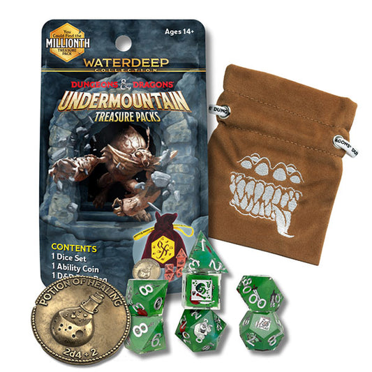 Undermountain Treasure Pack Dice Set PDQ 2025 - One Pack
