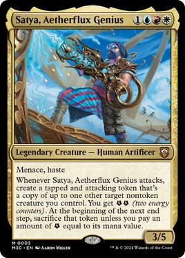 Satya, Aetherflux Genius [Modern Horizons 3 Commander]