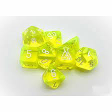 CHESSEX: POLYHEDRAL LAB DICE DICE SETS