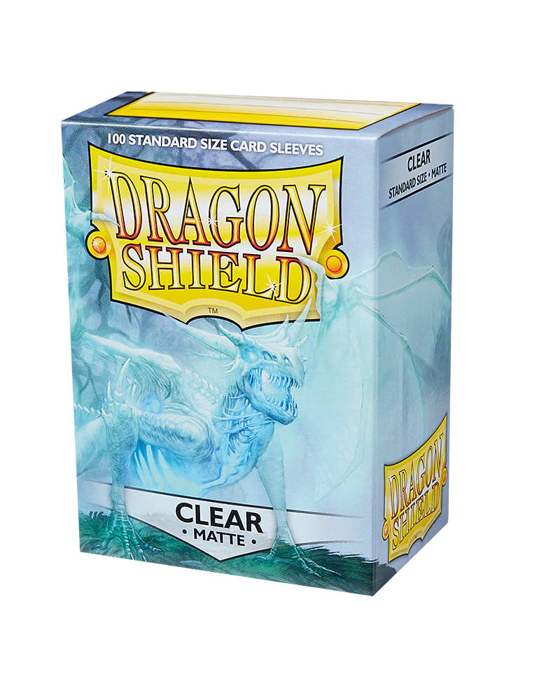 Dragon Shield: Standard 100ct Sleeves - Clear (Matte)
